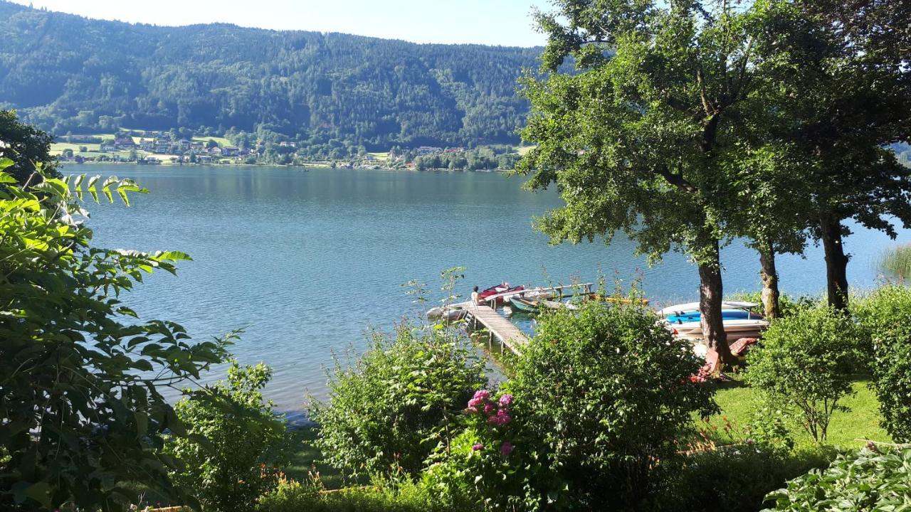 Maren Seeblick Appartement Haus Haensel&Gretel Direkt Am Ossiacher See Mit Hallenbad Skiarena Gerlitzen Stiegl Экстерьер фото