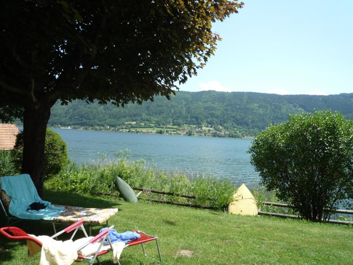 Maren Seeblick Appartement Haus Haensel&Gretel Direkt Am Ossiacher See Mit Hallenbad Skiarena Gerlitzen Stiegl Экстерьер фото