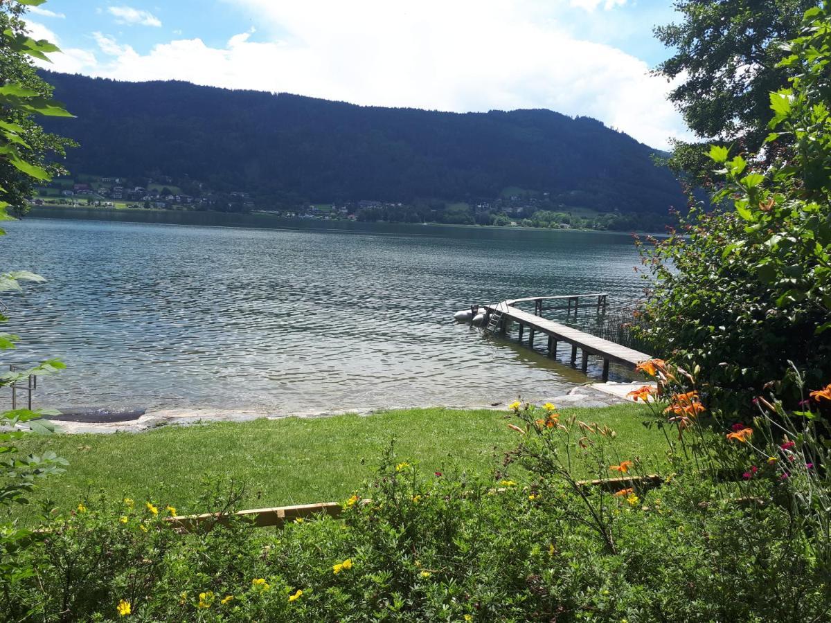Maren Seeblick Appartement Haus Haensel&Gretel Direkt Am Ossiacher See Mit Hallenbad Stiegl Экстерьер фото