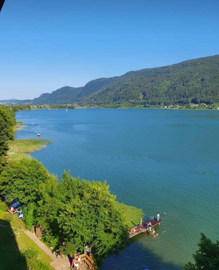 Maren Seeblick Appartement Haus Haensel&Gretel Direkt Am Ossiacher See Mit Hallenbad Skiarena Gerlitzen Stiegl Экстерьер фото