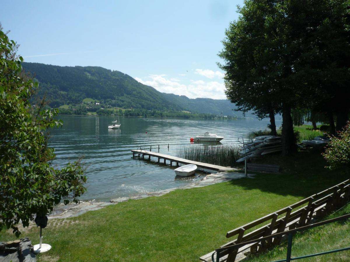 Maren Seeblick Appartement Haus Haensel&Gretel Direkt Am Ossiacher See Mit Hallenbad Skiarena Gerlitzen Stiegl Экстерьер фото