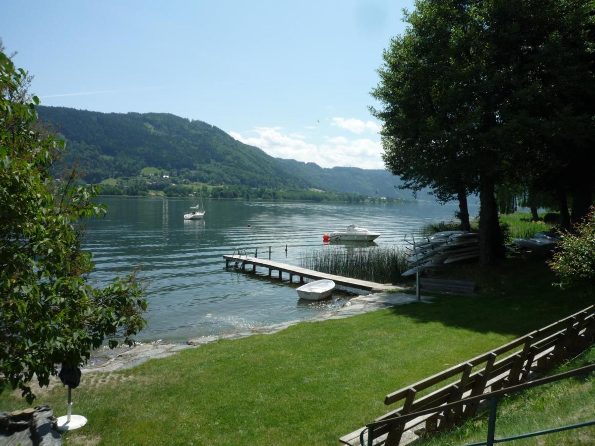 Maren Seeblick Appartement Haus Haensel&Gretel Direkt Am Ossiacher See Mit Hallenbad Stiegl Экстерьер фото