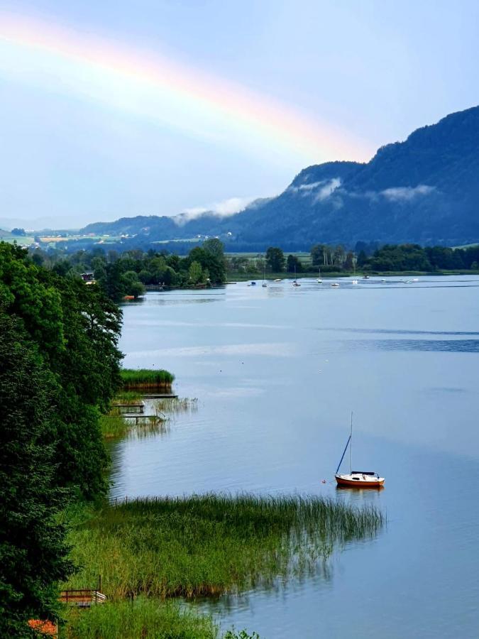 Maren Seeblick Appartement Haus Haensel&Gretel Direkt Am Ossiacher See Mit Hallenbad Stiegl Экстерьер фото