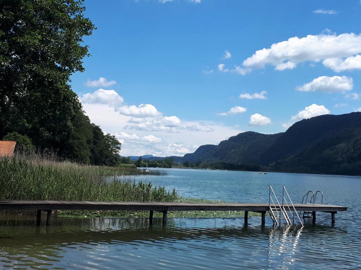 Maren Seeblick Appartement Haus Haensel&Gretel Direkt Am Ossiacher See Mit Hallenbad Skiarena Gerlitzen Stiegl Экстерьер фото